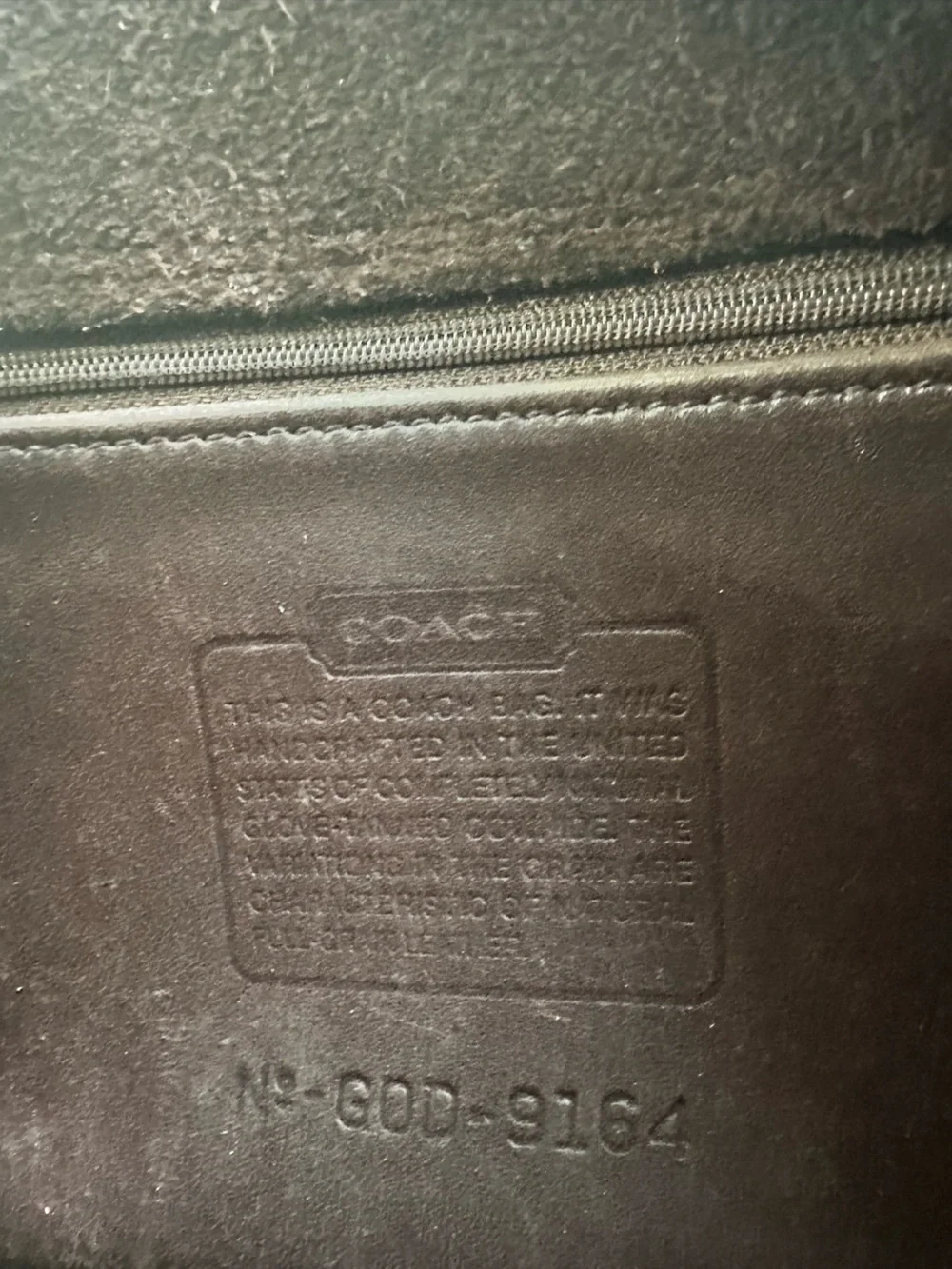 Coach legacy east/west compartment bag